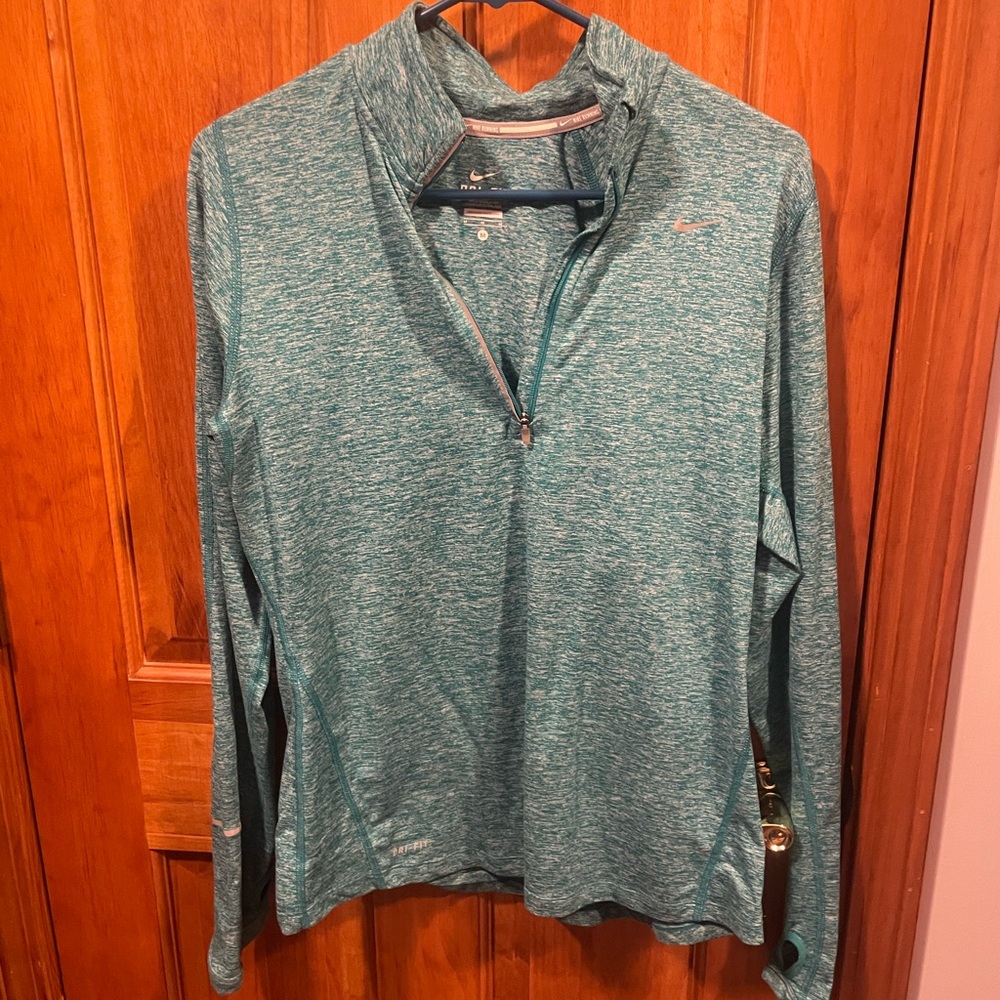 Nike Teal Long Sleeve Pullover size Medium